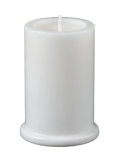 White Pillar Candle