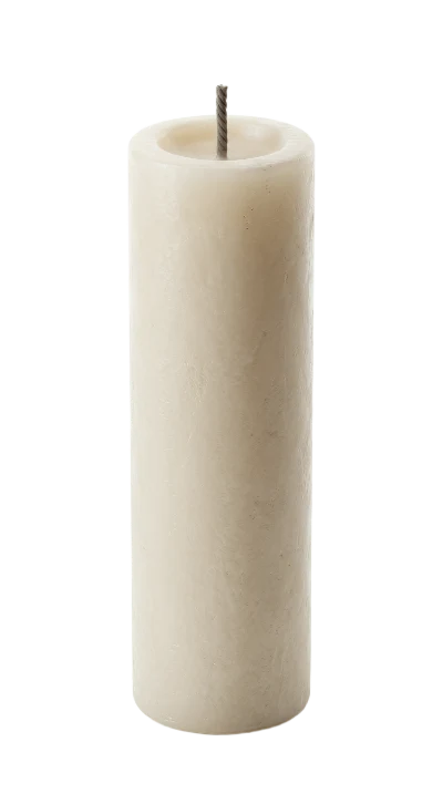White Pillar Candle