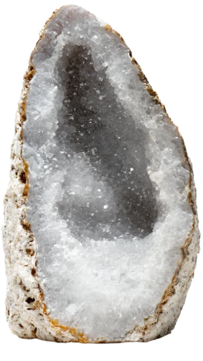 White Quartz Geode