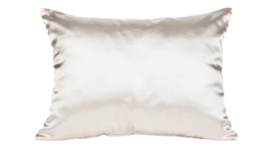 White Silk Pillow