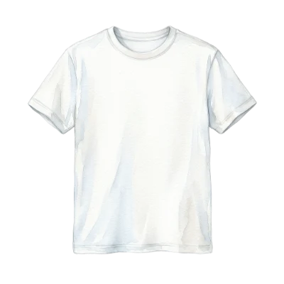 White Watercolor T-Shirt