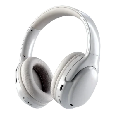 White Wireless Over-Ear Headphones
