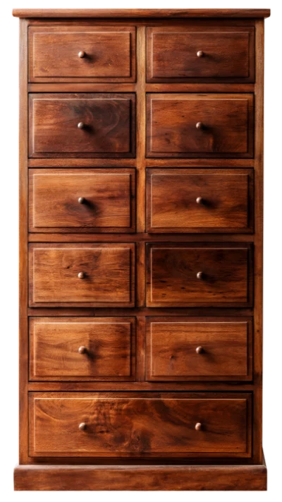 Wooden Apothecary Chest