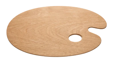Wooden Artist Paint Palette