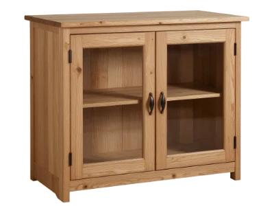 Wooden Glass Door Cabinet
