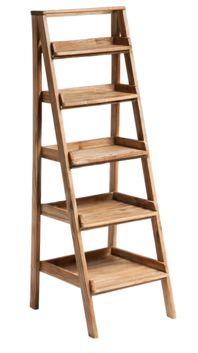 Wooden Ladder Shelf