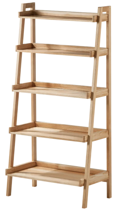 Wooden Ladder Shelf