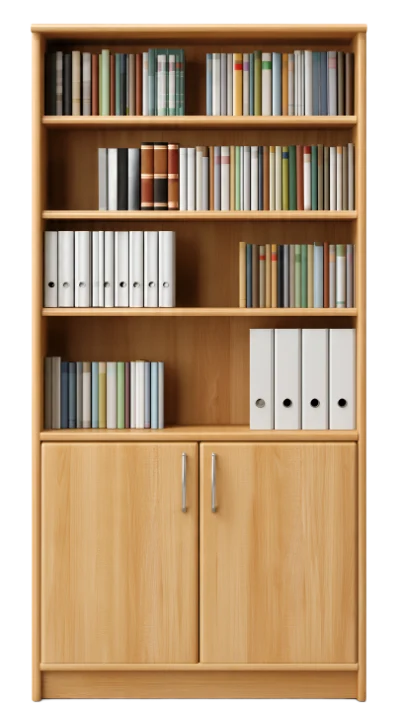Wooden Office Bookshelf