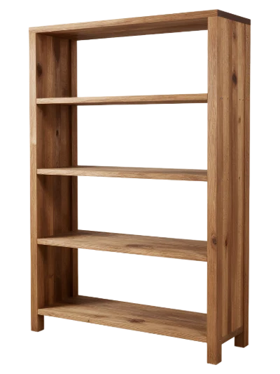 Wooden Open Bookshelf