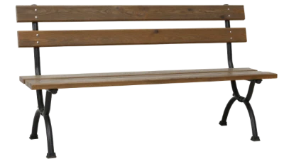 Wooden Park Bench