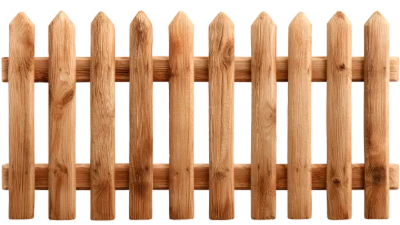 Wooden Picket Fence