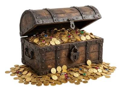 Wooden Treasure Chest
