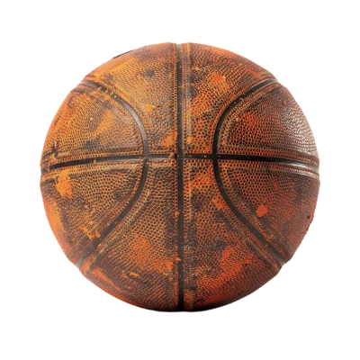 Worn Leather Basketball