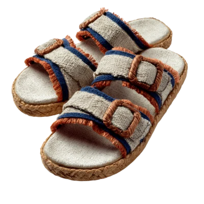 Woven Fabric Summer Sandals