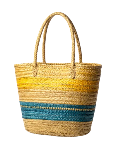 Woven Straw Tote Bag