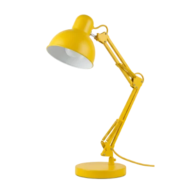 Yellow Adjustable Desk Lamp