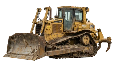 Yellow Caterpillar Bulldozer