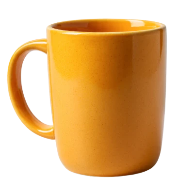 Yellow Ceramic Coffee Mug