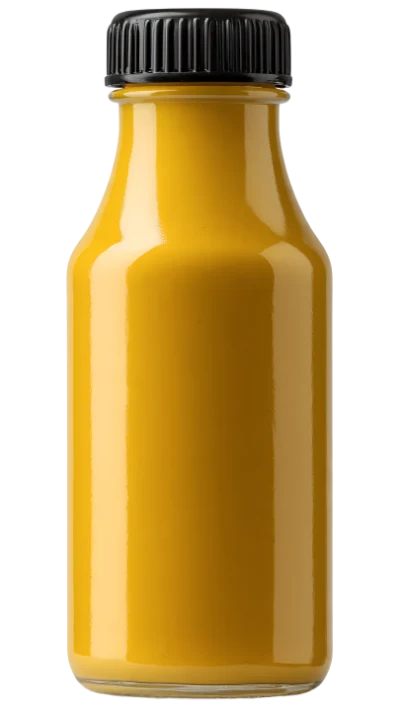 Yellow Juice Bottle