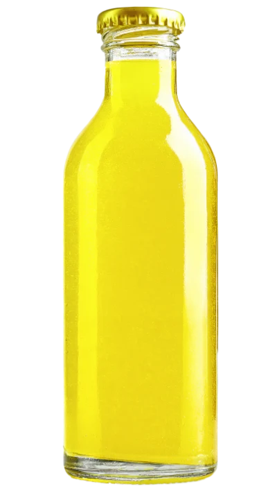Yellow Lemonade Glass Bottle
