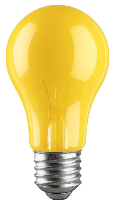 Yellow Light Bulb