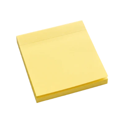 Yellow Sticky Note Pad
