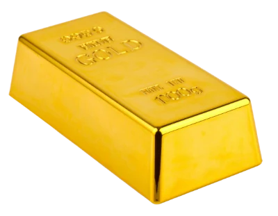 3D Render Gold Bar