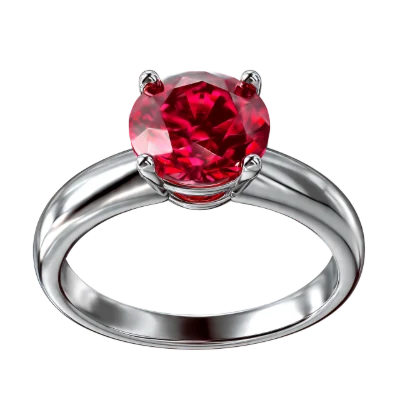 3D Render Ruby Ring