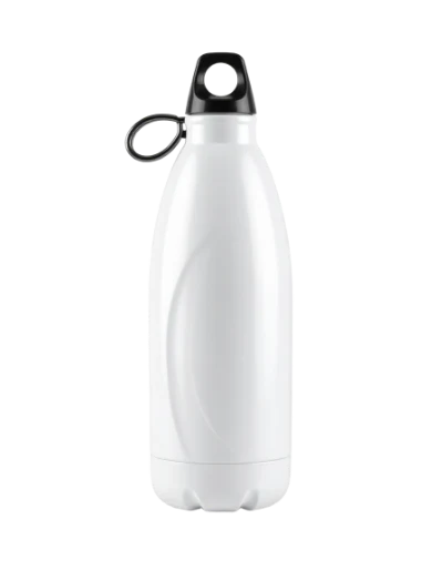 3D Render White Bottle
