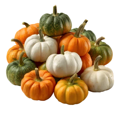 Assorted Colorful Mini Pumpkins