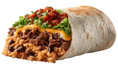 Beef Burrito With Vegetables