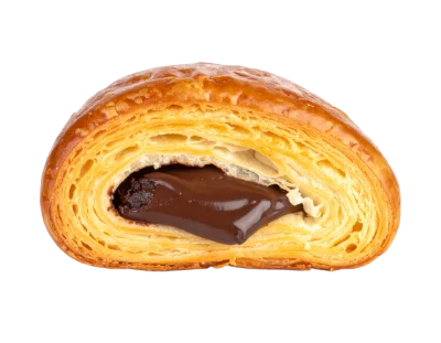 Chocolate Filled Croissant Half