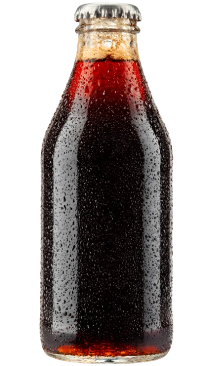Cold Soda Glass Bottle