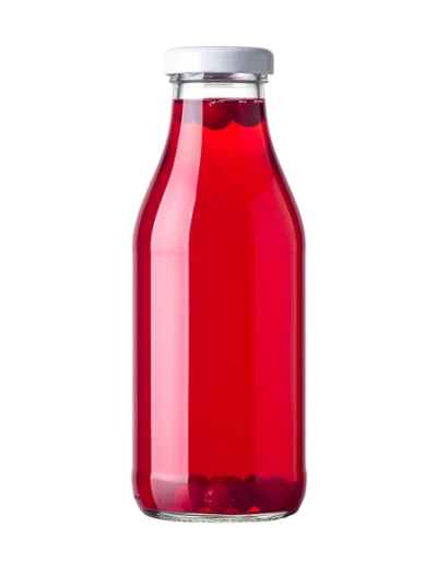 Cranberry Juice Glass Bottle