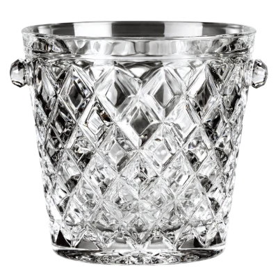 Crystal Glass Ice Bucket