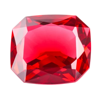 Cushion Cut Red Ruby