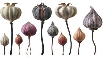 Dried Poppy Seed Pods