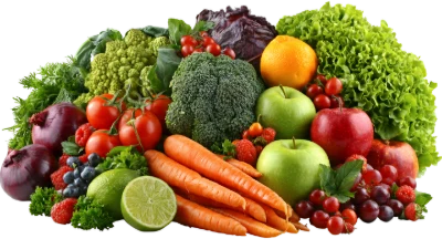Fresh Assorted Fruits Vegetables