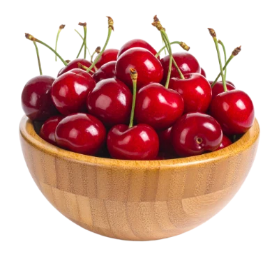 Fresh Cherries In Bowl