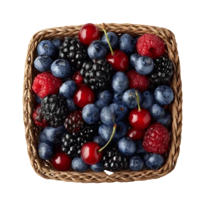 Fresh Mixed Berries Basket