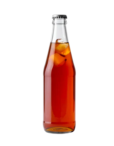 Glass Bottle With Tea