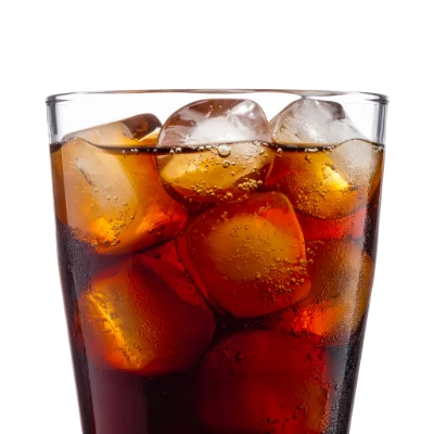 Glass Of Cola With Ice