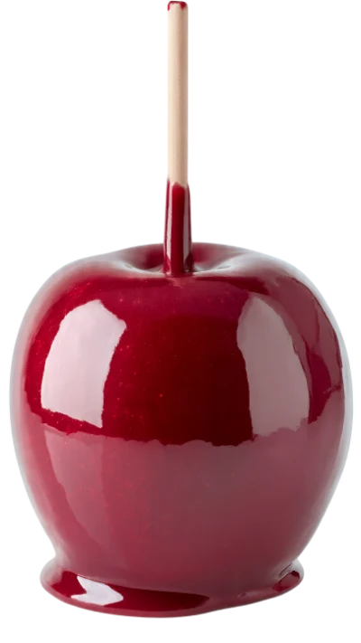 Glossy Red Candy Apple