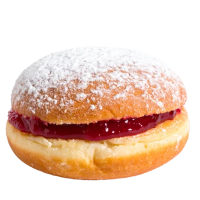 Jelly Filled Powdered Donut