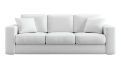 Modern White 3D Sofa