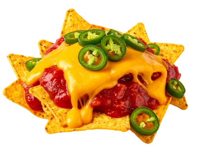Nachos With Cheese Jalapenos