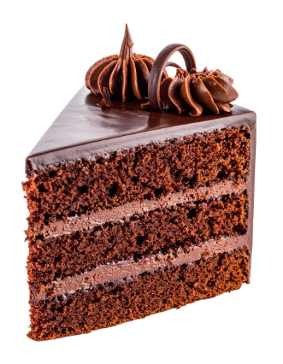 Slice Of Chocolate Cake