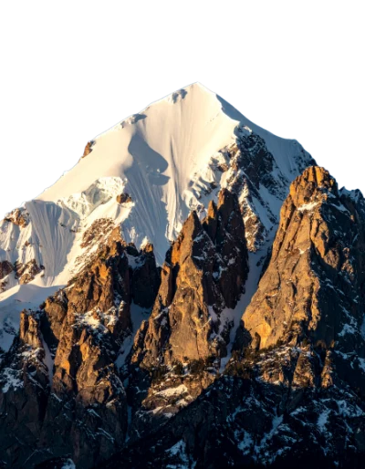 Snowy Mountain Peak
