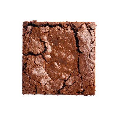 Square Chocolate Brownie Piece