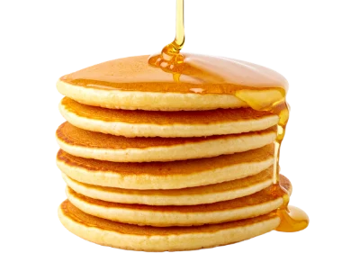 Stack Of Pancakes With Syrup